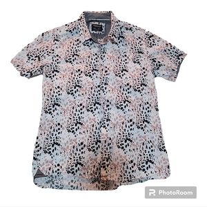 Sunrise Kingdom Vintage Design Size S Shirt Black/ Cream/Pink/White Good Condit